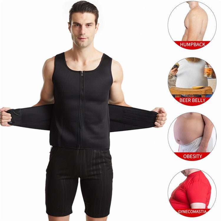 Chaleco moldeador de Neopreno Hombre Deportivo - Magic Fajas Shop