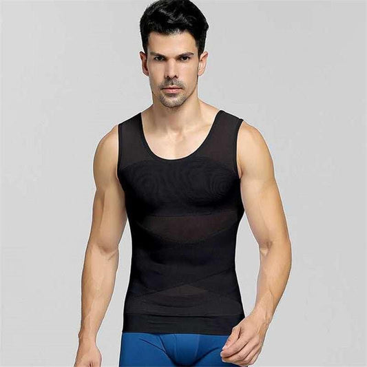 Camiseta moldeadora de abdomen Ultrafino Deportes Fitness Hombre - Magic Fajas Shop