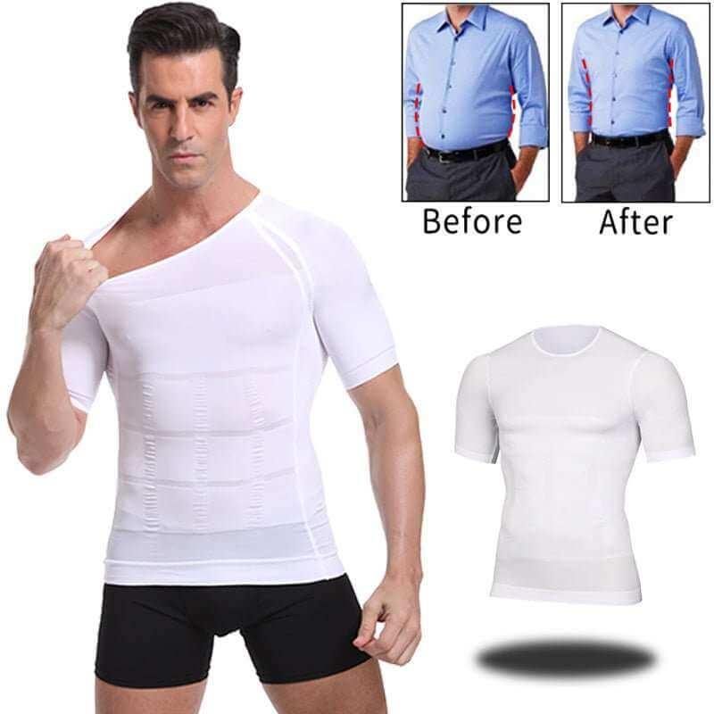 Camiseta moldeadora y tonificadora para hombre Corrector de postura Control del abdomen - Magic Fajas Shop