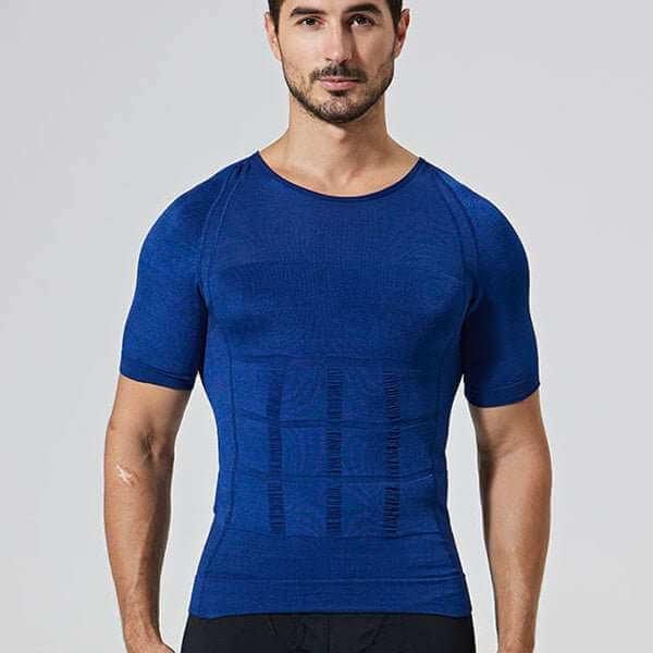 Camiseta moldeadora y tonificadora para hombre Corrector de postura Control del abdomen - Magic Fajas Shop