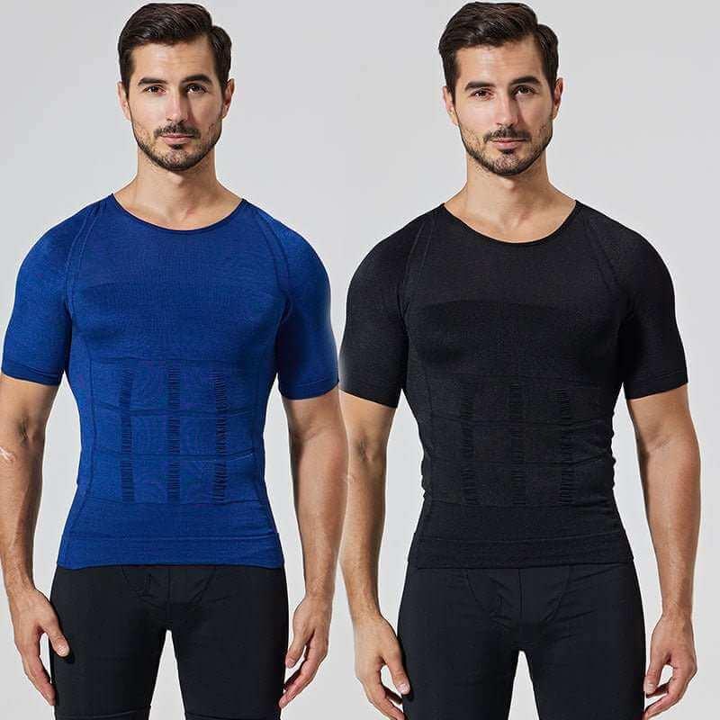 Camiseta moldeadora y tonificadora para hombre Corrector de postura Control del abdomen - Magic Fajas Shop