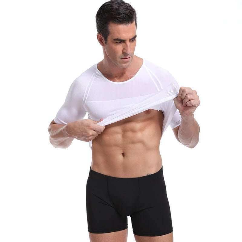 Camiseta moldeadora y tonificadora para hombre Corrector de postura Control del abdomen - Magic Fajas Shop