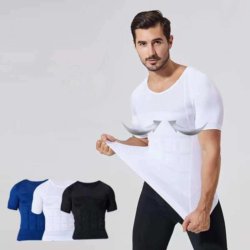 Camiseta moldeadora y tonificadora para hombre Corrector de postura Control del abdomen - Magic Fajas Shop